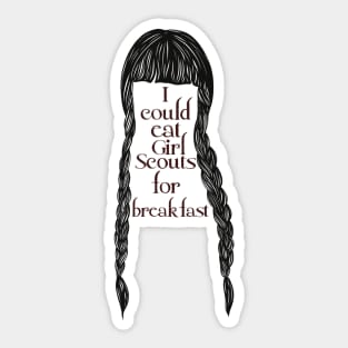 Wednesday Addams Sticker